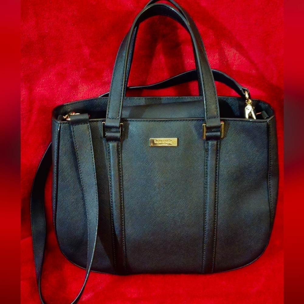 Kate Spade Newberry Lane Saffiano Leather Black Shoulder Bag/Tote/Satchel